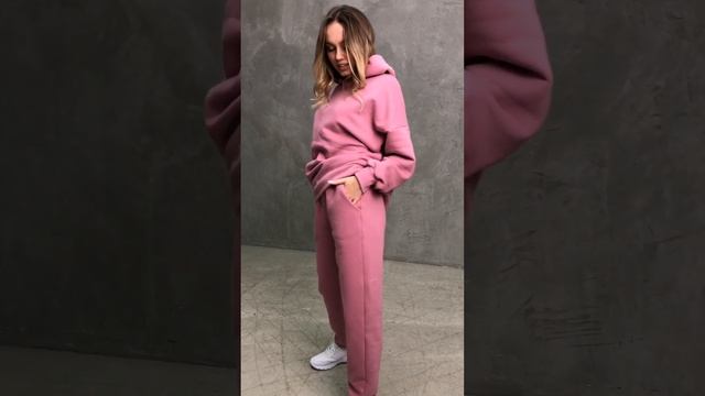 Тёплый женский спортивный костюм цвет пыльная роза смотреть онлайн