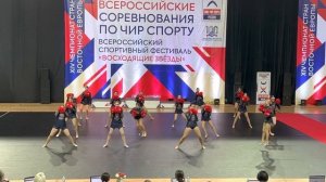 Всероссийские соревнования по чир спорту Non stop khimki juniors чир фристайл группа ю/ю