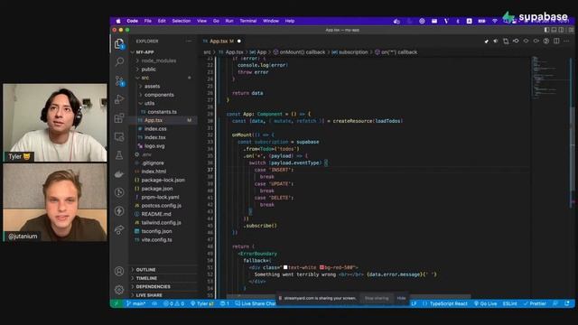 Supabase with SolidJS - Creating a Realtime Todo List App Live смотреть онлайн