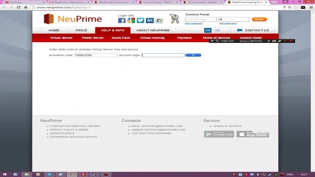 Как получить бесплатно VPS на 10 дней? смотреть онлайн
