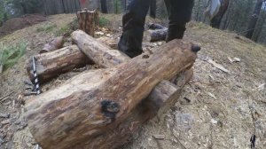 №8. Стол — руками дилетанта. Участок в тайге. Благоустраиваюсь. Строю ДОМ под землёй.