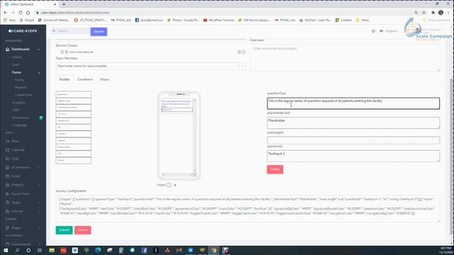 Care Steps Form Builder in Action смотреть онлайн