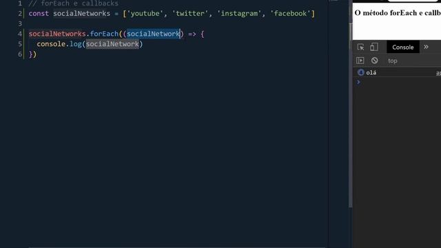 JavaScript puro: como o método forEach funciona смотреть онлайн