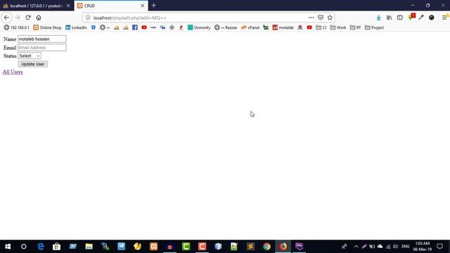 PHP - Part 40 ( CRUD Operation in PHP MySQLi In Bangla || Update in PHP MySQLi in Bangla ) смотреть онлайн
