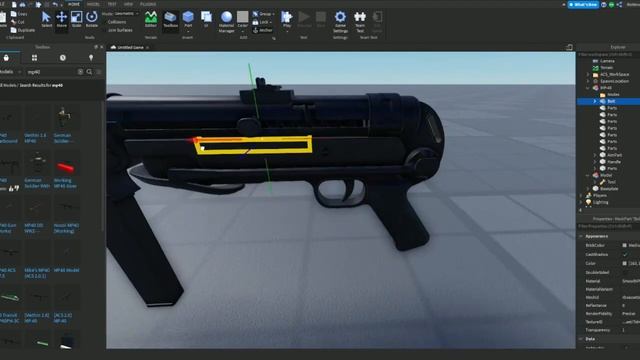How to make your own custom acs 2.0 gun in Roblox Studio смотреть онлайн