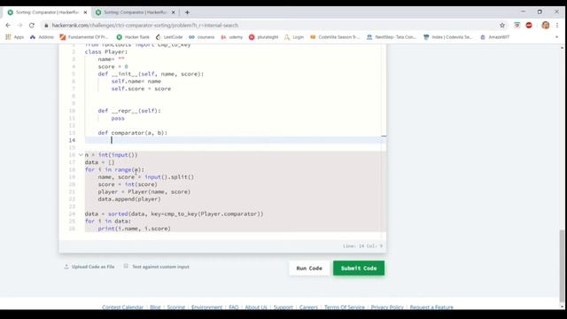 Sorting Comparator HackerRank | Coding In Lockdown смотреть онлайн