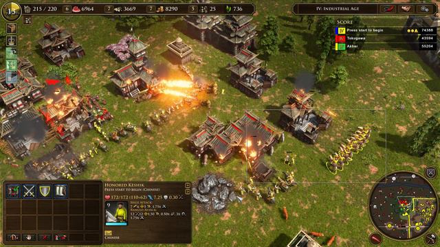 China vs India vs Japan Skirmish Battle - 'Age Of Empires III: Definitive Edition' смотреть онлайн