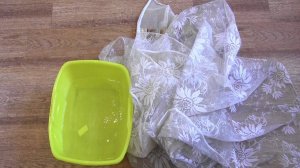 Как отстирать КУХОННУЮ ТЮЛЬ от жирных пятен