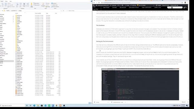 Setting up a local web environment with XAMPP смотреть онлайн