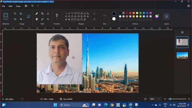 Background Remove and Layer options in MS-PAINT смотреть онлайн