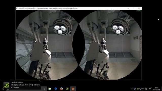 SteamVR Performance Test - GTX 970 - i5 4690 смотреть онлайн