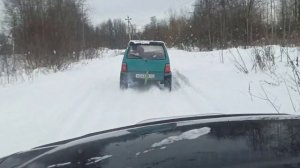 Ока на колесах от квадроцикла. Квадро Ока. Квадроцикл из Оки.