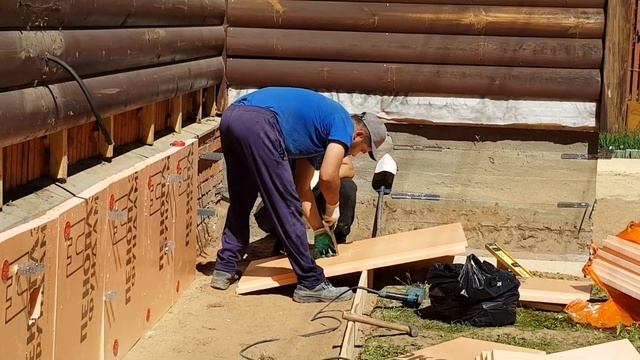 Ремонт отмостки. Утепляем дом. смотреть онлайн