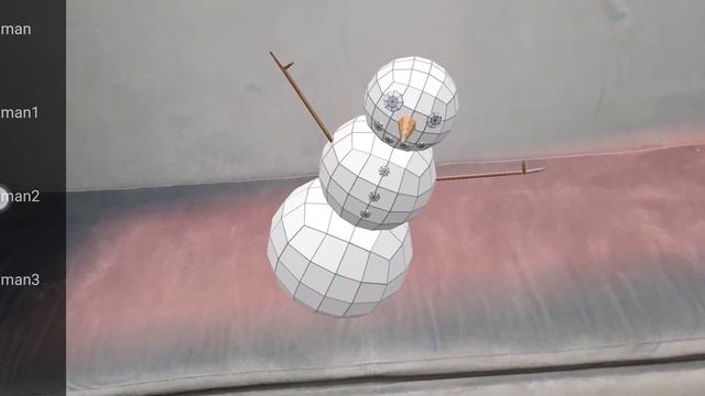 AR snowmen project. Kotlin/ARCore mixture смотреть онлайн
