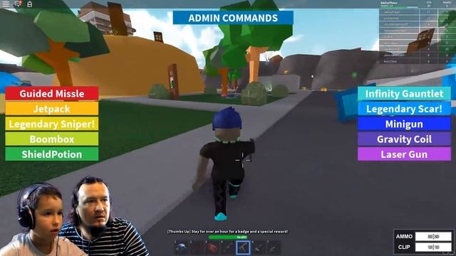 ROBLOX FORTNITE! Папа в ВОСТОРГЕ от ИГРЫ! РОБЛОКС ФОРТНАЙТ! смотреть онлайн