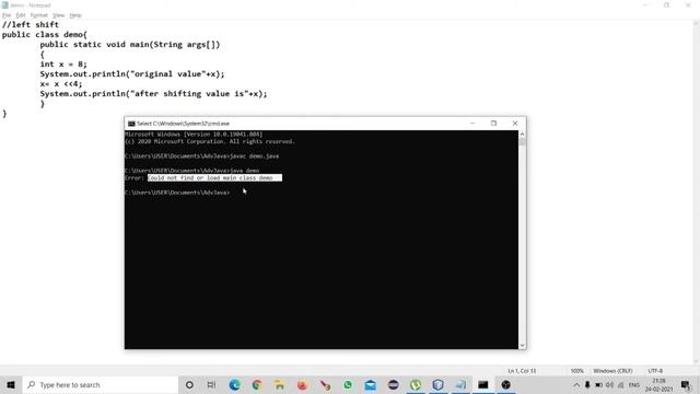 Error: Could not find or load main class in Java while running in CMD | JaggyTech смотреть онлайн