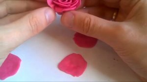 Как сделать розу из пластилина