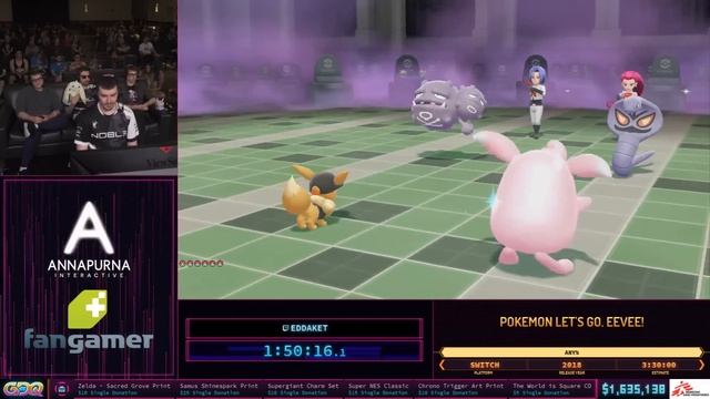 Pokemon: Let's Go, Pikachu!/Eevee! by eddaket in 3:18:13 SGDQ2019 смотреть онлайн
