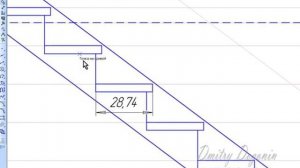 Как самому сделать лестницу.Расчёт и  чертежи. Ч 5.