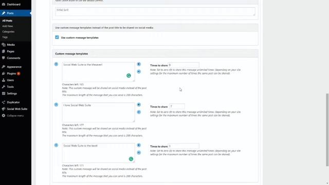 Custom message templates for WordPress смотреть онлайн