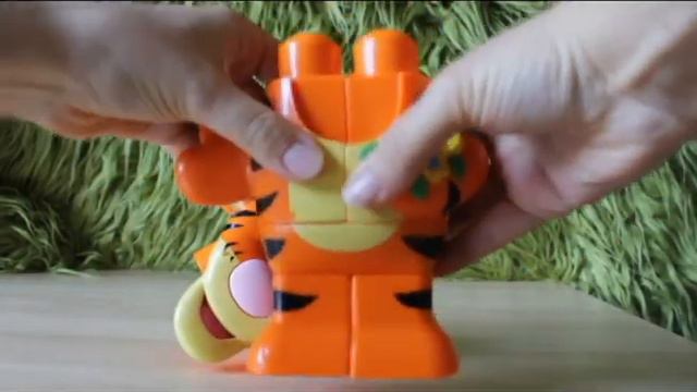 Tigger K'nex Toy Disney Blocks - Pooh and Tigger Lego Megablocks Toy Review смотреть онлайн