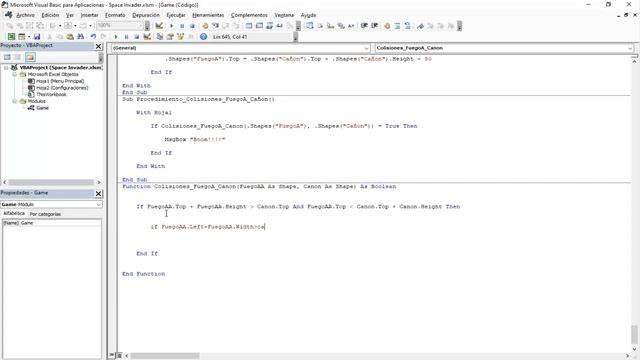 Proyecto Space Invader en Excel VBA N° 18 смотреть онлайн