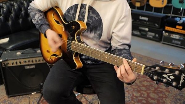 Washburn HB30 Guitar Demo (Clean, Dist)