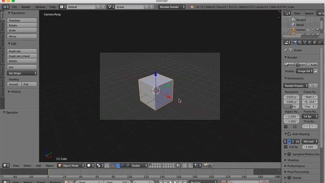 Blender Emulate 3 Button Mouse and Numpad смотреть онлайн