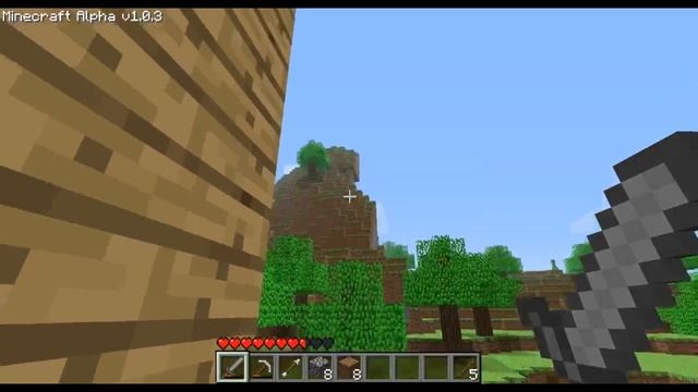 СПЛОШНЫЕ ГОРЫ в МАЙНКРАФТ АЛЬФА ▻ Minecraft Alpha #3 | 1.0.3 смотреть онлайн