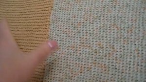 Вязание спицами, плед из остатков пряжи в стиле пэчворк