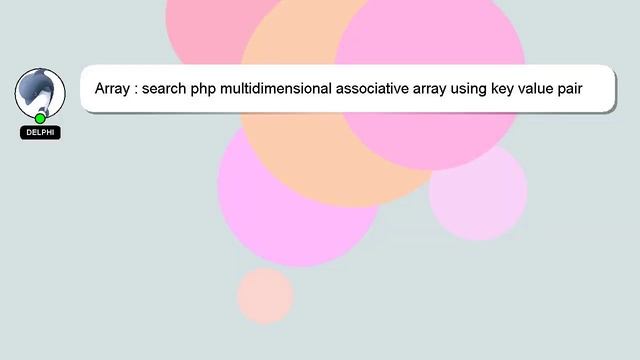 Array : search php multidimensional associative array using key value pair with sql like '%LIKE%' c смотреть онлайн