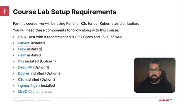 MinIO Operator - Kubernetes Lab Setup: Lab Setup Requirements смотреть онлайн
