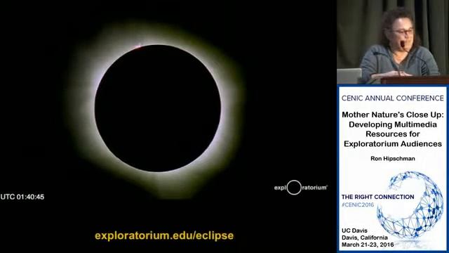 Cenic 2016 Conference: Mother Nature's Close Up - Multimedia for Exploratorium Audiences смотреть онлайн