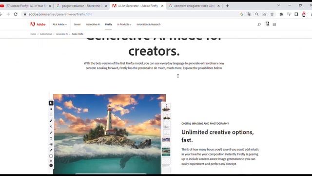 Une Nouvelle IA  Adobe: Adobe Firefly