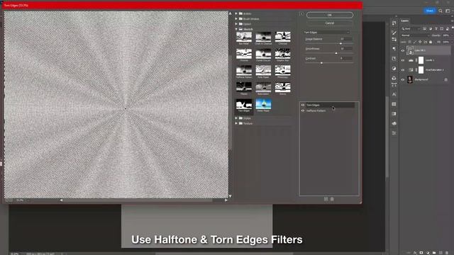 Edgy Halftone Pattern Effect In Adobe Photoshop 2023