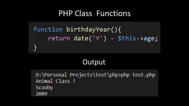 PHP Object Oriented Programming (OOP) смотреть онлайн