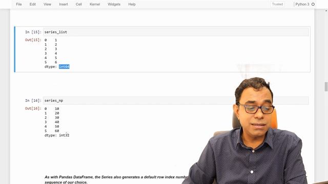 Pandas Series An introduction to Python Pandas смотреть онлайн
