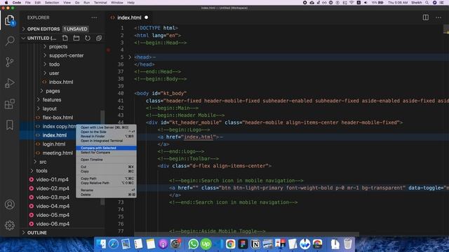 Comparing two files side by side inside vscode смотреть онлайн