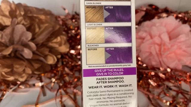L'Oreal Paris Colorista L'Oreal Paris #Metallic Semi Permanent Hair Color, Beautiful