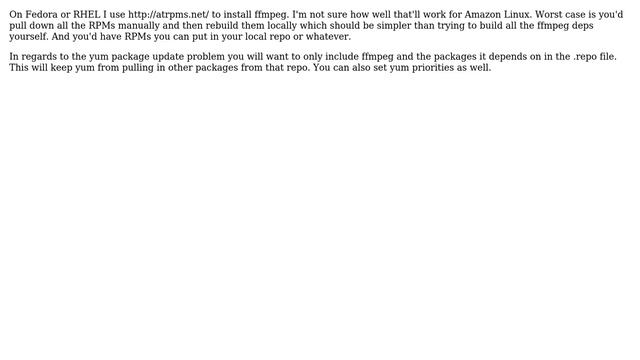FFMPEG Install on EC2 - Amazon Linux (4 Solutions!!) смотреть онлайн