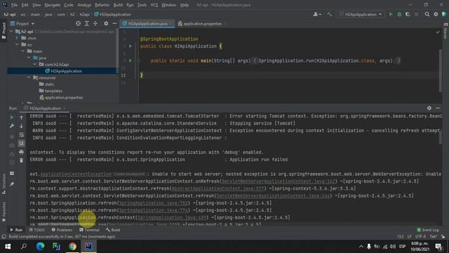 Spring Boot Creacion de un API con Base De Datos H2 Video 2. CONFIGURANDO H2 EN EL PROPERTIES. смотреть онлайн