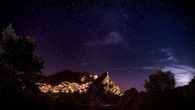 Natural Ambiance - Nighttime Near Town (cars, night bugs, distant city) смотреть онлайн