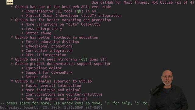 Use GitHub for Most Things, Not GitLab смотреть онлайн