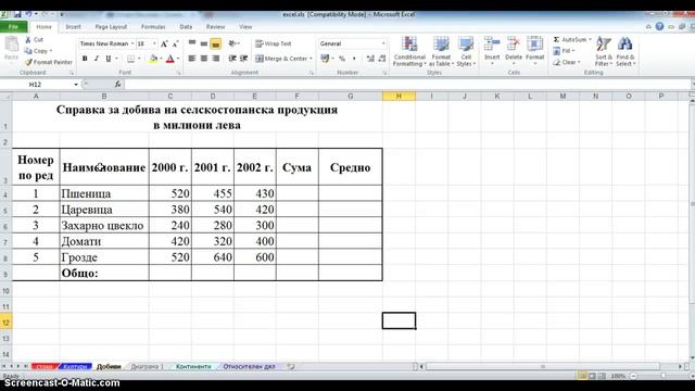 Excel 2010 - part 3 - diagrams смотреть онлайн