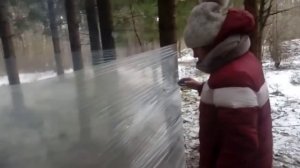 БАНЯ ИЗ СТРЕЙЧ ПЛЁНКИ / ИЛИ КАК НЕ НАДО ДЕЛАТЬ БАНЮ ИЗ СТРЕЙЧ ПЛЁНКИ ???
