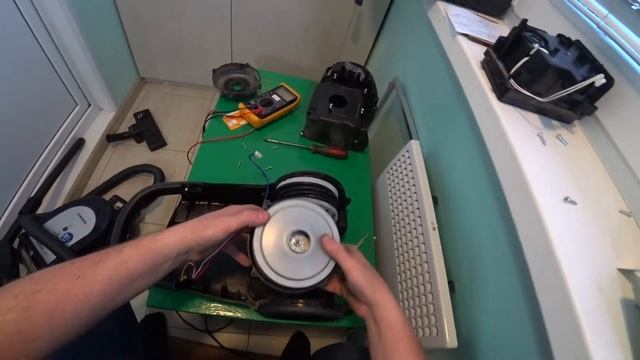 Ремонт пылесоса Samsung SC8835 // Repair vacuum cleaner смотреть онлайн