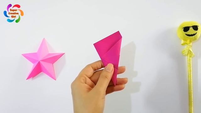Easy Paper Star in 1 minute | Eid decoration ideas at home смотреть онлайн