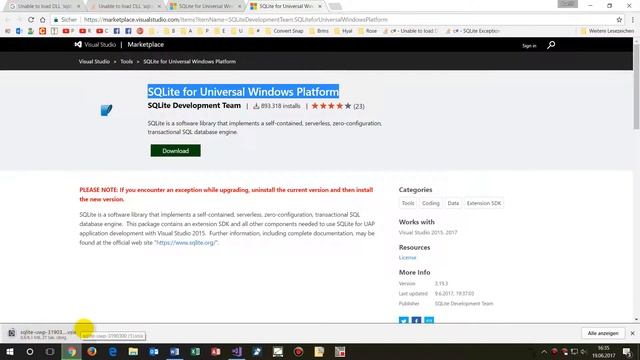 Solved: Unable to load sqlite3.dll смотреть онлайн