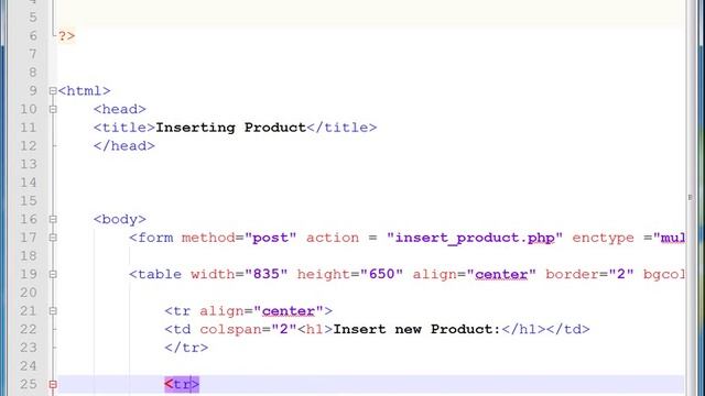 Dynamic Website in PHP & MySQL Part 12 - Insert product 1 смотреть онлайн