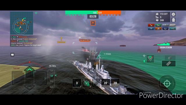 Wows Blitz Respawn Battle with San Diego 10kill 【0.6636s Reload】 смотреть онлайн
